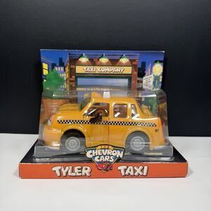 The Chevron Cars Tyler Taxi 1997 Vintage Collectible Toy Car NIB Sealed